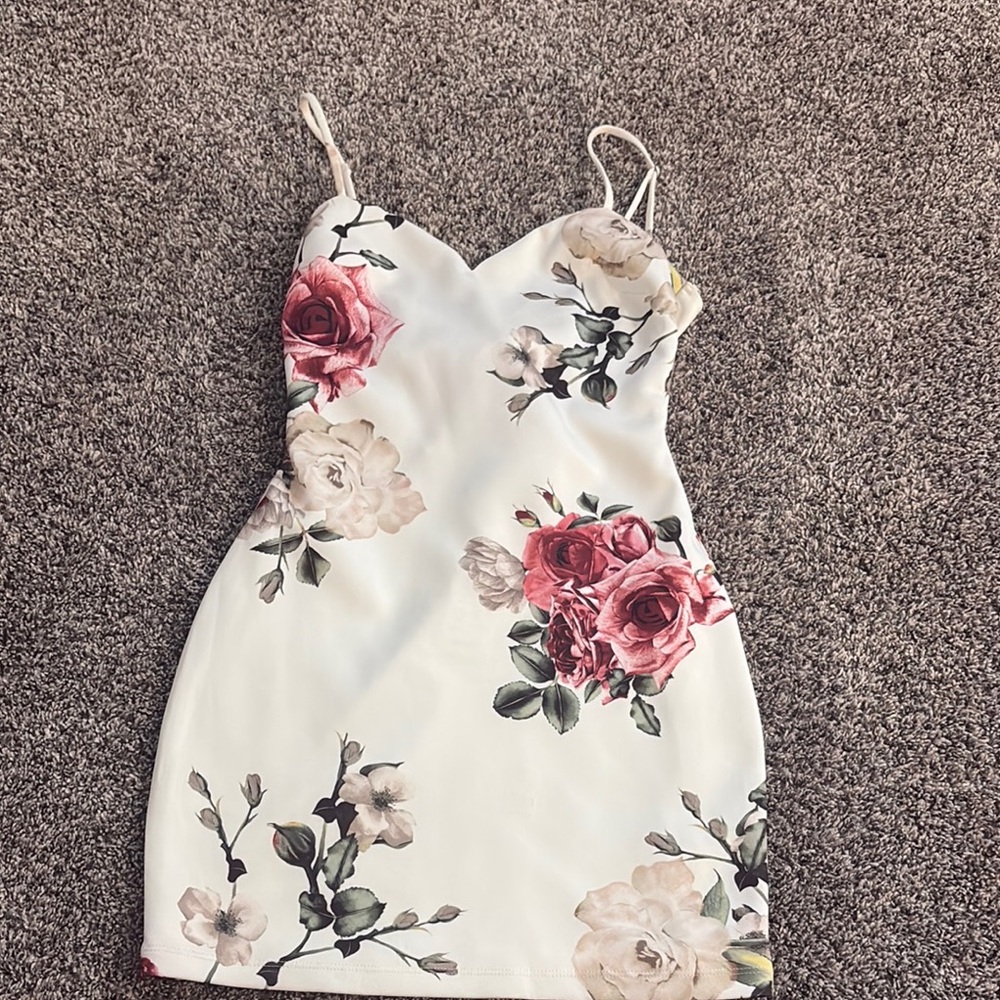 Windsor Pink Spaghetti Strap Mini Dress for Weddings